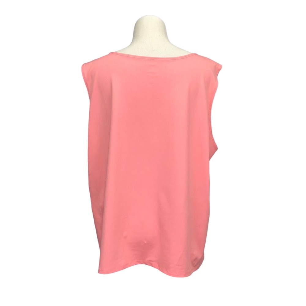 Ruby Rd. peach sleeveless top - Picture 2 of 6